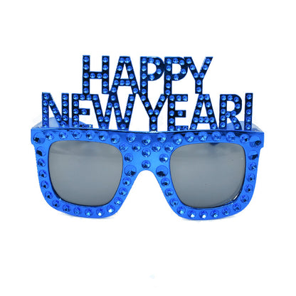 D-   HAPPY NEW YEAR Funny Party Glasses
