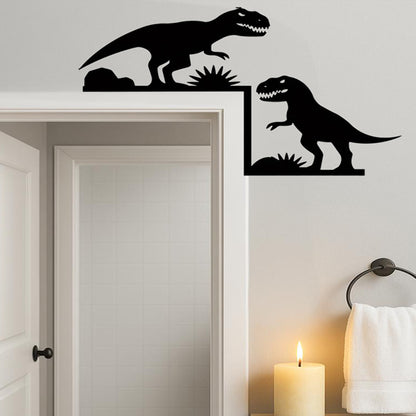Silhouette -  Dinosaur Doorway Arch Wall Decor