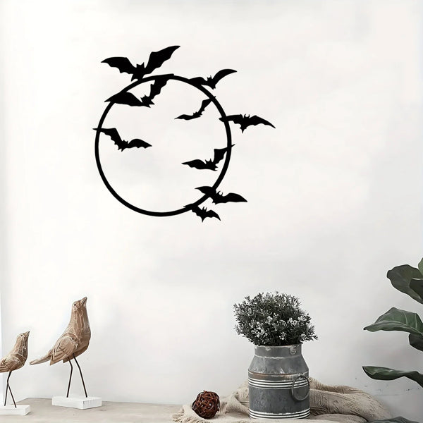 Silhouette - Gothic Bat Wall Art Decor