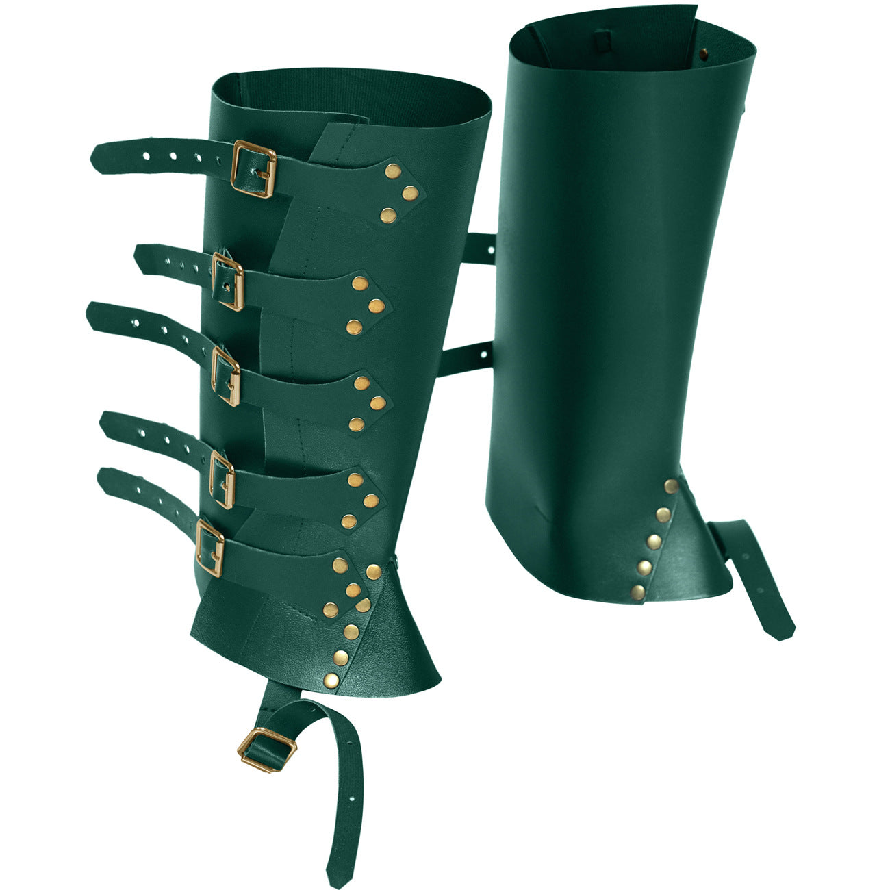 Steampunk Cosplay Buckle & Stud Calf Covers