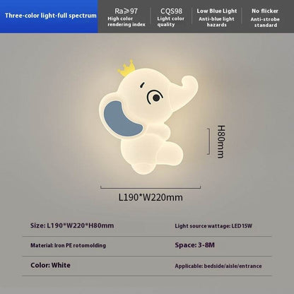 Cartoon Elephant Wall Lamp - Shop Jobie