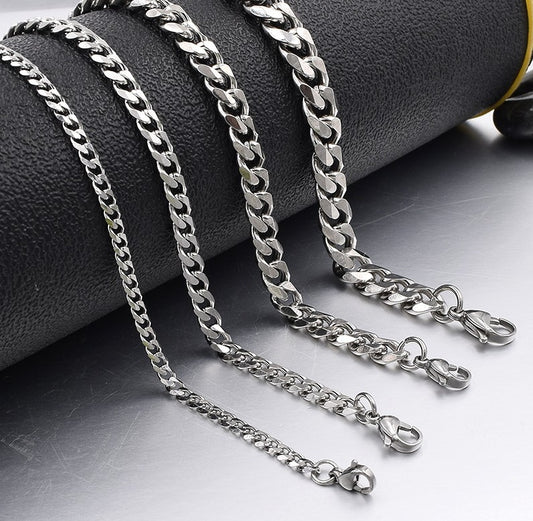 Trendy Stainless Steek Hip-hop Style Cuban Chain