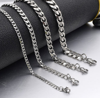 Trendy Stainless Steek Hip-hop Style Cuban Chain
