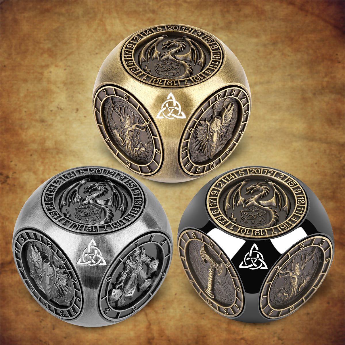 6-pk DND Dice Wheel Gift Box Set