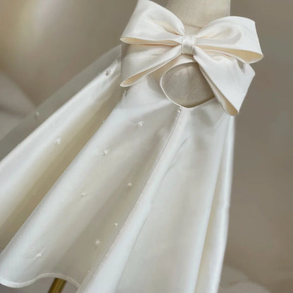 Baby's Celebration Dress w/Beaded Skirt & Headband