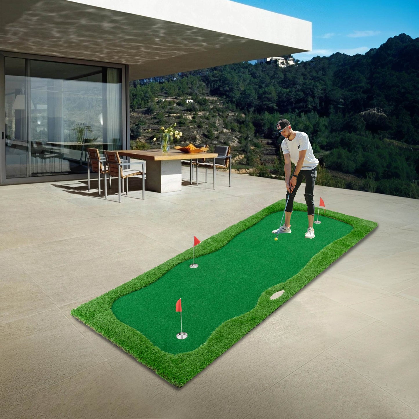 10x5 FT Golf Putting Green Golf Training Mat