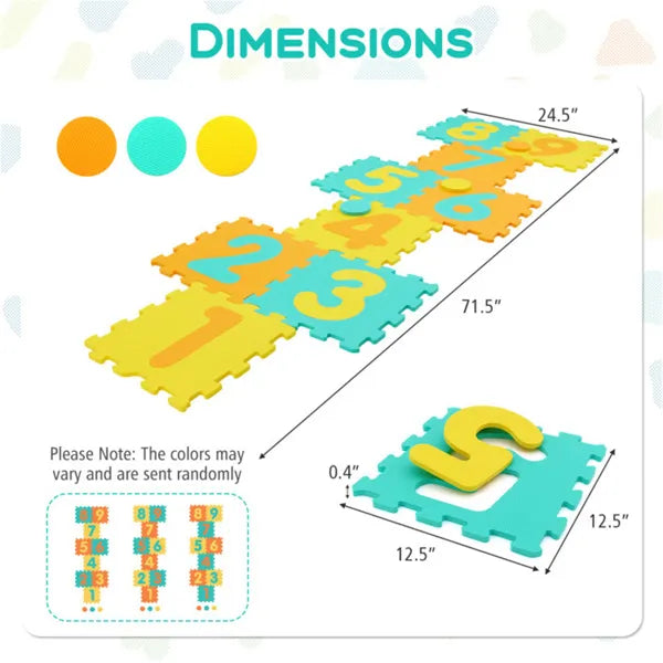 Hopscotch Foam Play Mat