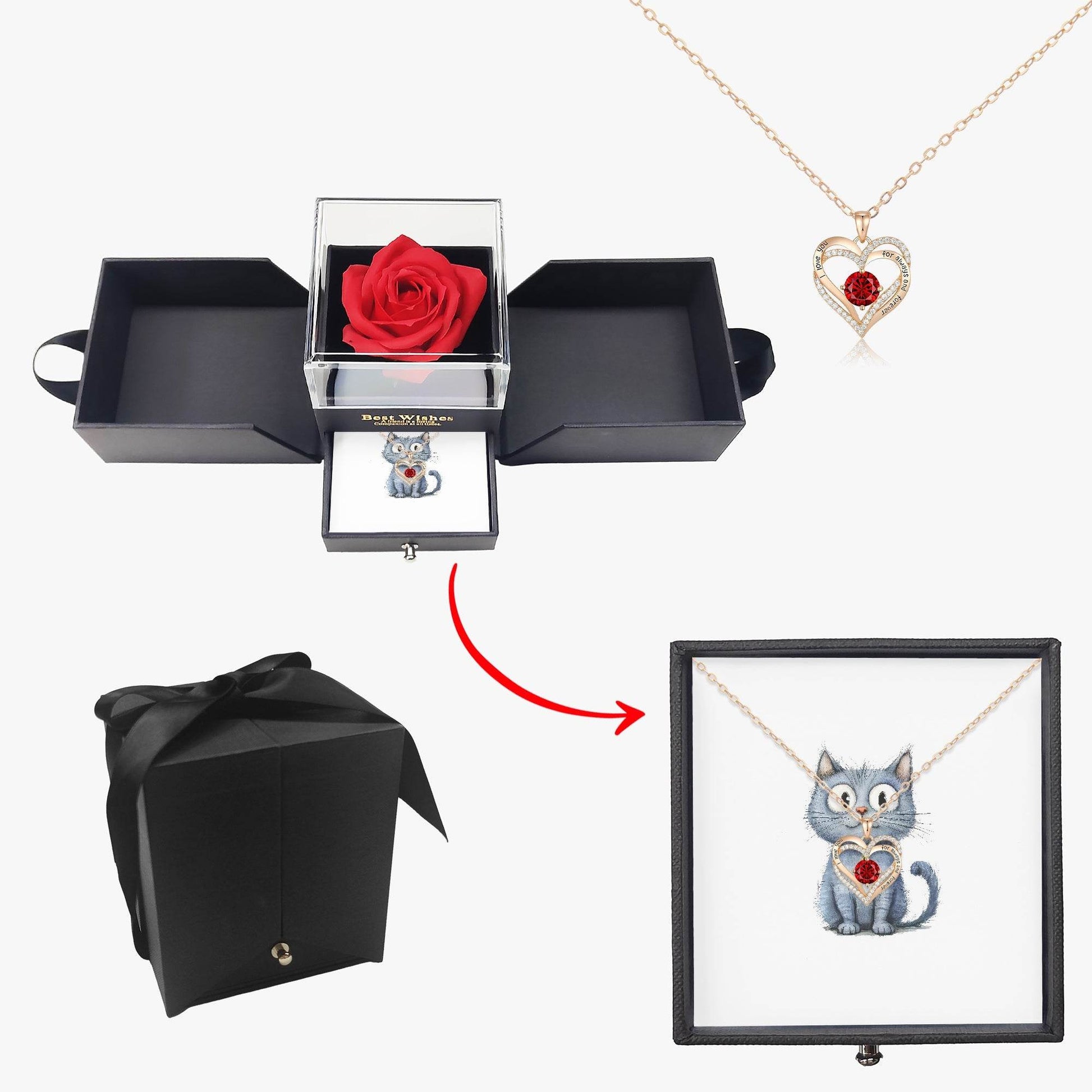 Heart Birthstone Necklace For Mom - Shop Jobie
