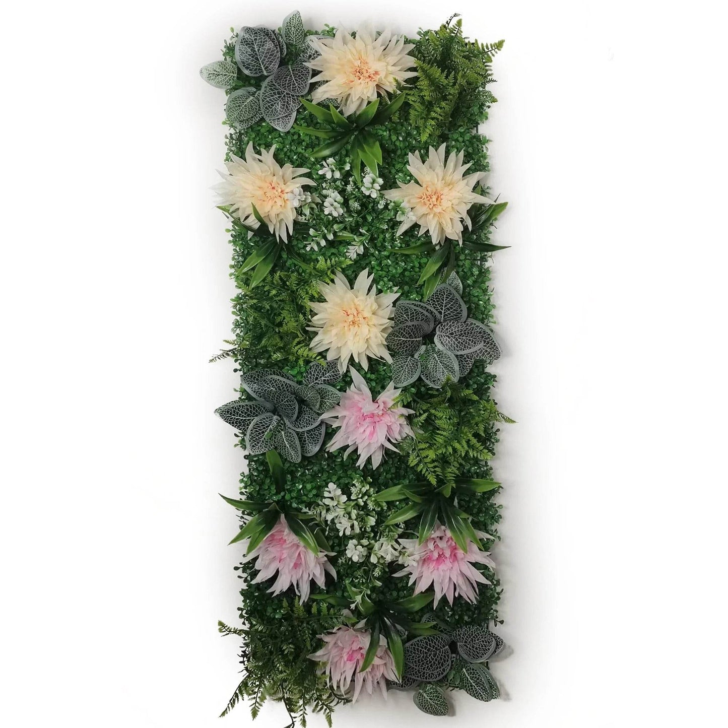 Artificial Plant Lawn Backdrop - Dahlia-Like Flowers - Shop Jobie