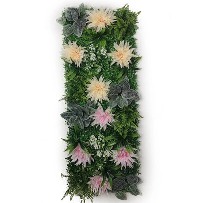 Artificial Plant Lawn Backdrop - Dahlia-Like Flowers - Shop Jobie
