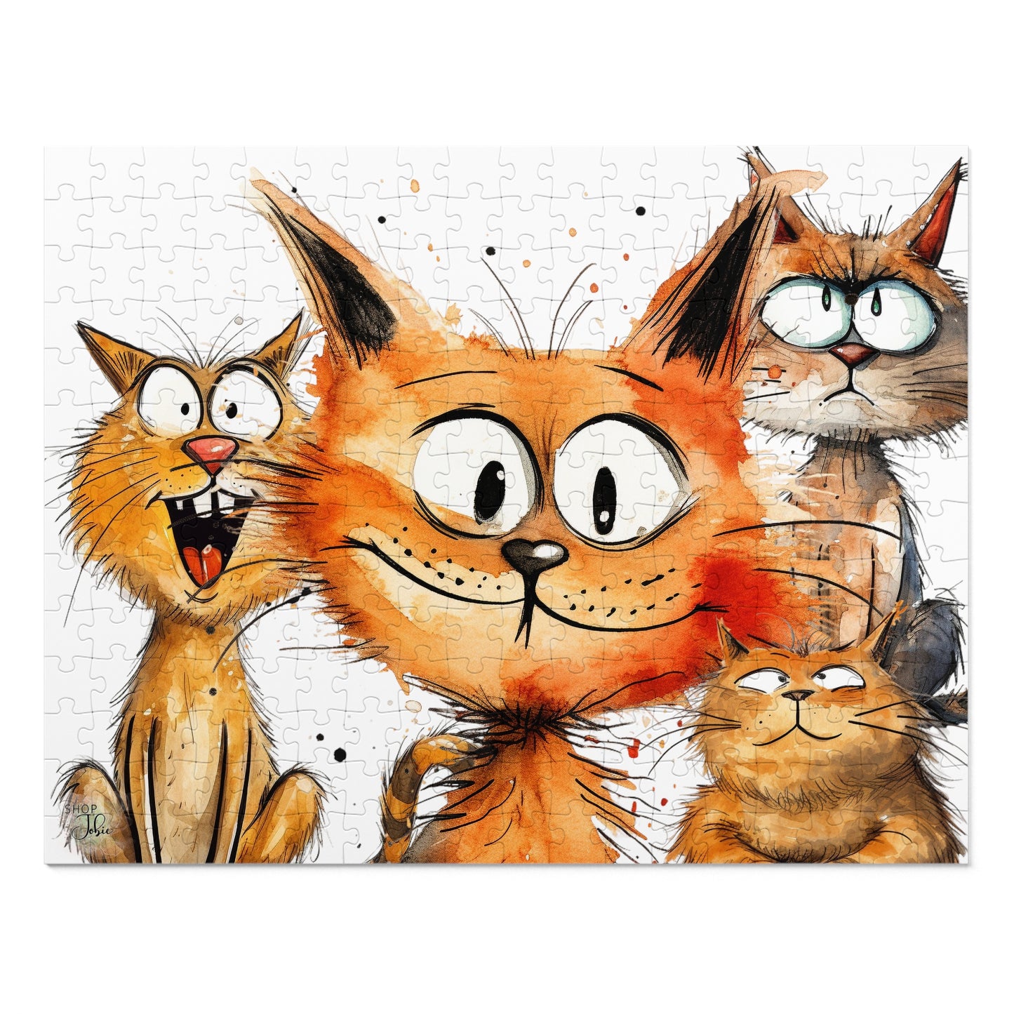 Funny Cat Puzzle Metal Box - Shop Jobie