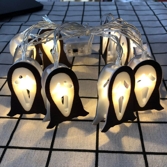 Festival Pirate Skull, Bats, Lanterns, & Bats Light Strings - Shop Jobie
