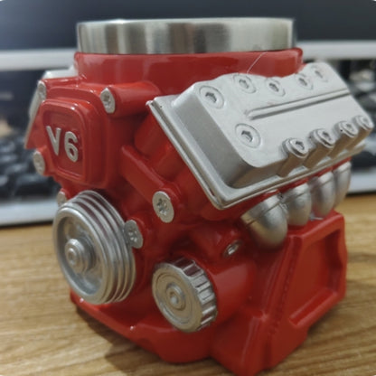 Retro Engine Block Coffee Mug