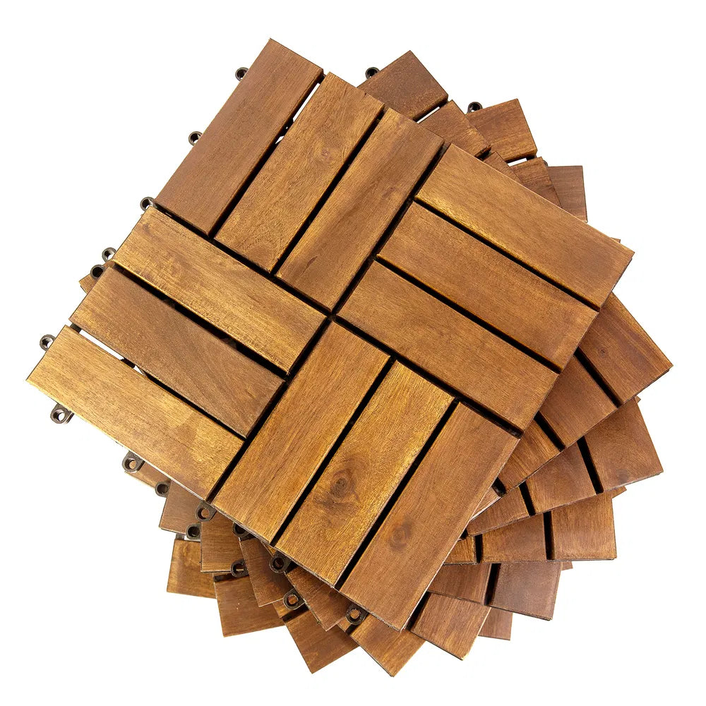 High-quality Acacia Wood Modular Patio Flooring