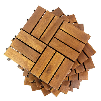 High-quality Acacia Wood Modular Patio Flooring