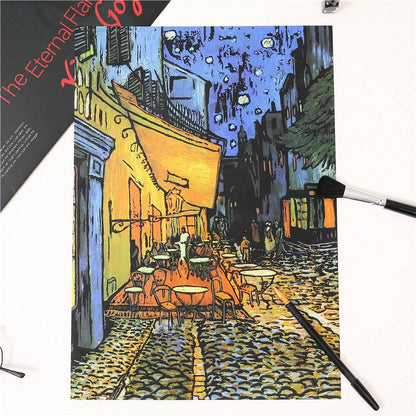 4pc Van Gogh DIY Scratch Paper Picture Book - Shop Jobie