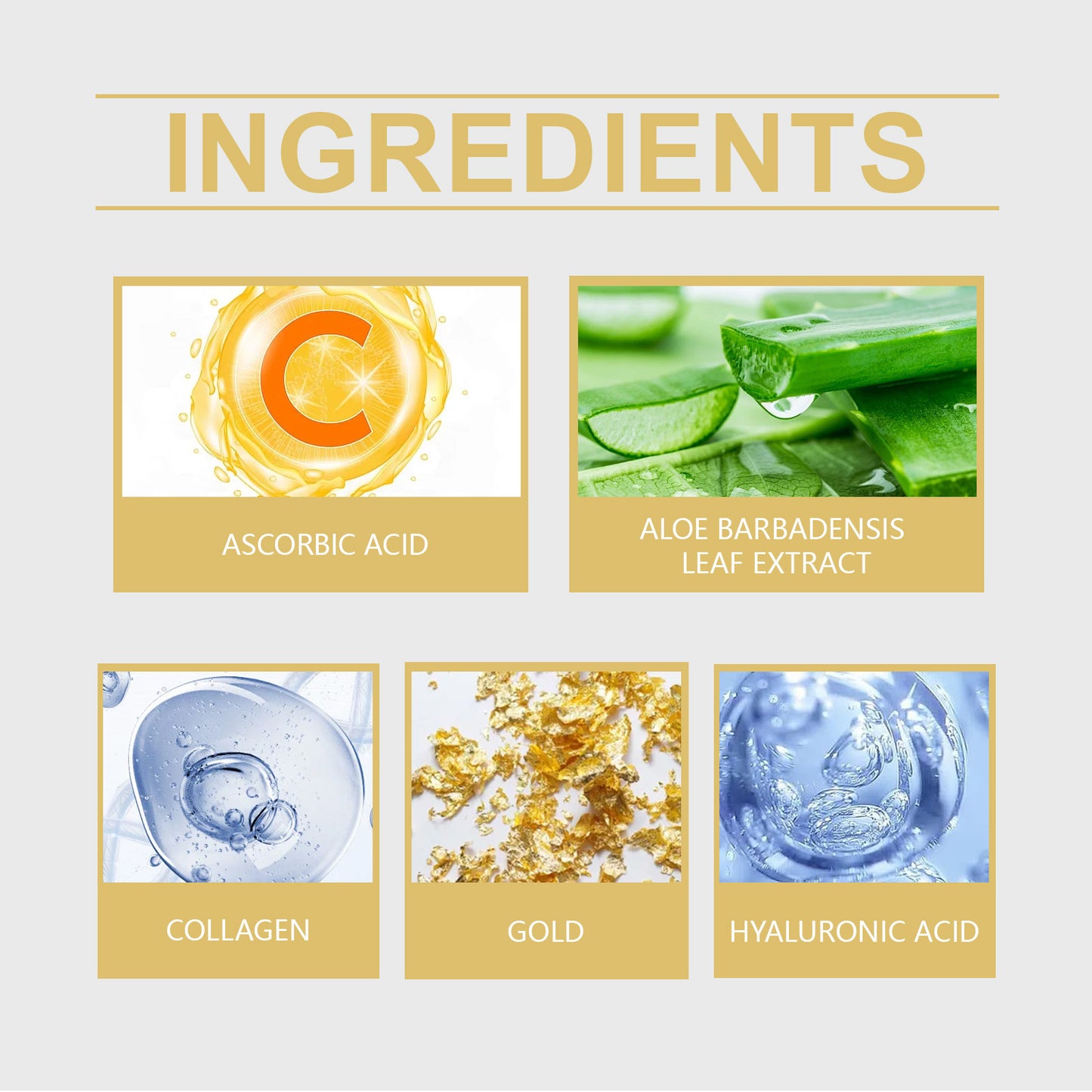 OUHOE Gold Facial Cleansing Mask