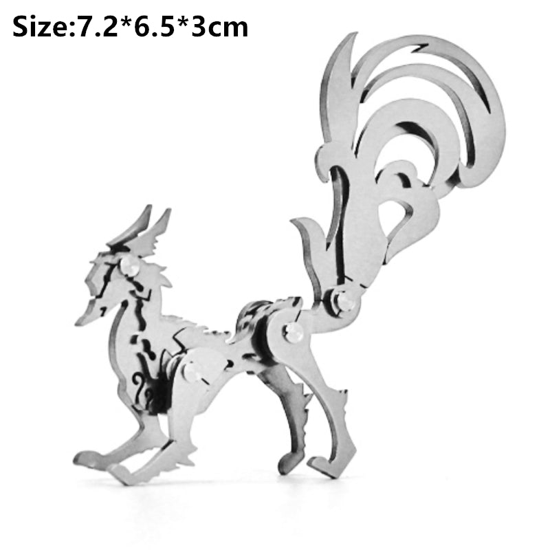 DIY Stainless Steel Golem - Art Model 3D Metal Puzzle