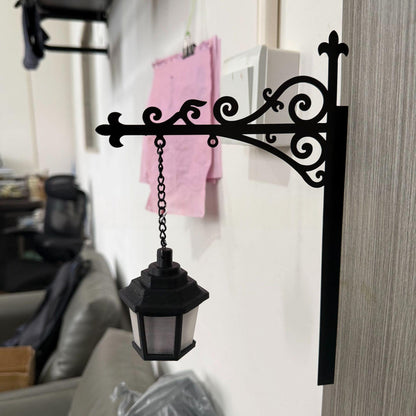 Metal Library Book Divider - Lighted Lanterns