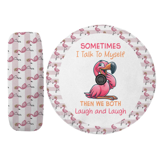 Flamingo Spare Tire Cover with Backup Camera Hole - Shop Jobie