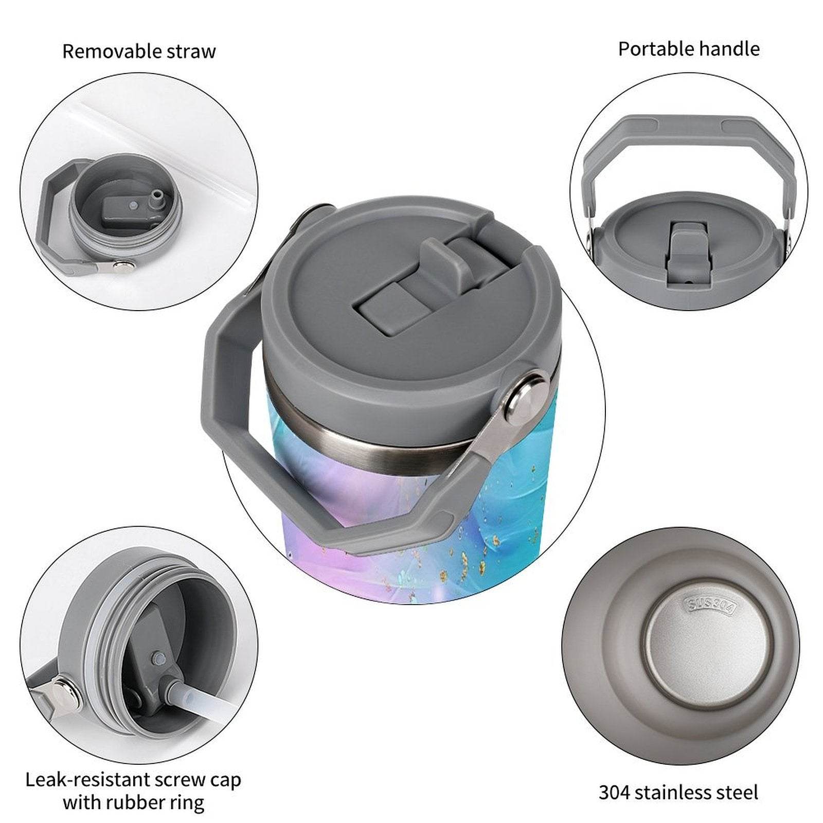 30oz Tumbler with Top Handle - Shop Jobie