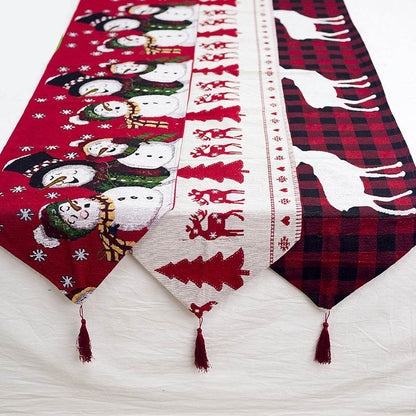 Christmas Elk and Snowman Table Runners - Shop Jobie
