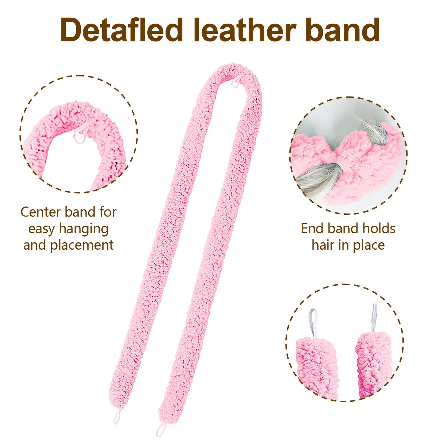 Zero Effort Satin Heatless Hair Curler