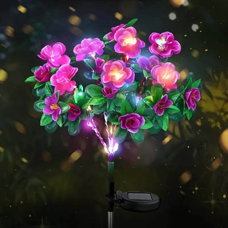 Solar Energy Flowers - Lighted Azalea - Shop Jobie
