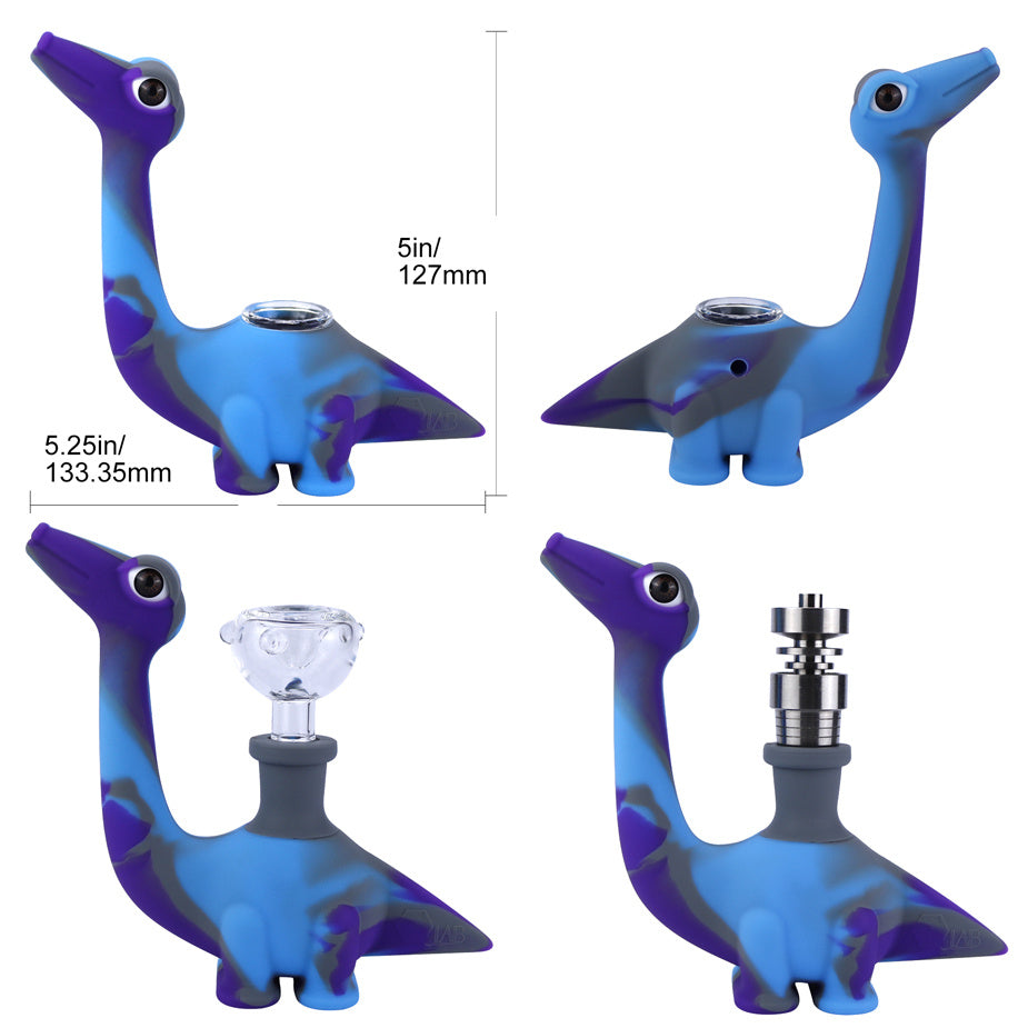 Silicone Dinosaur Pipe - NOT A TOY