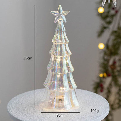 Lux Glass Christmas Tree Figurines - Shop Jobie