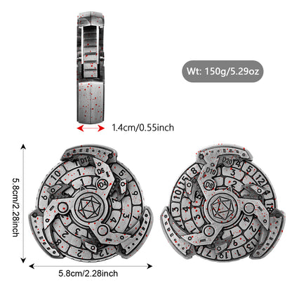 Wind And Fire Wheel DND Dice Wheel Gift Box Set