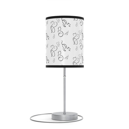 Stylish Desk Lamp - Modern Black and White Cats Design - Shop Jobie