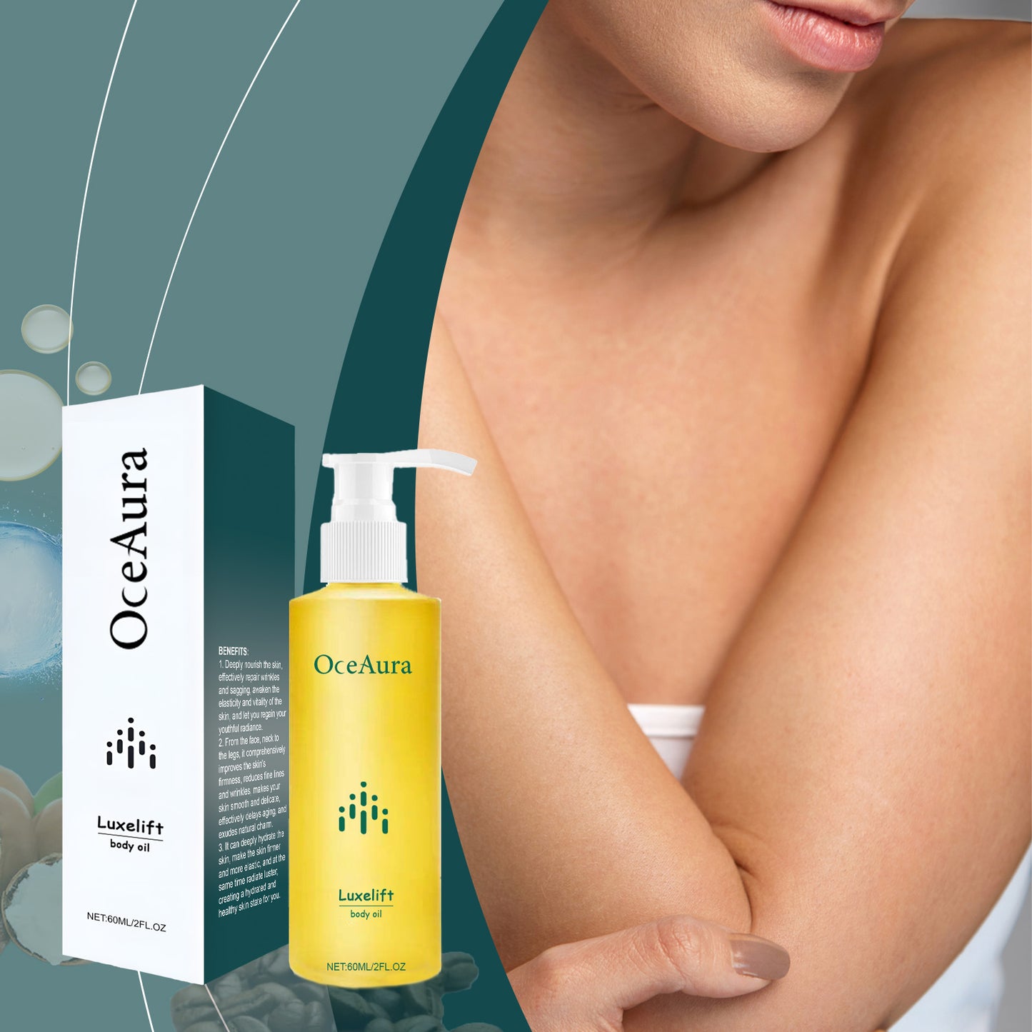 Oceaura Firming, Hydrating And Moisturizing Body Oil