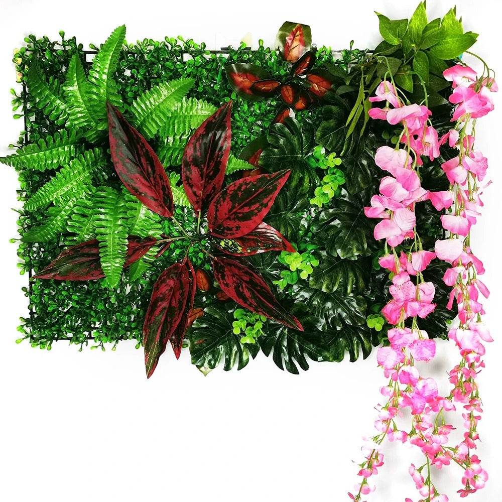 Artificial Plant Backdrop - Wisteria + Flowers - Shop Jobie