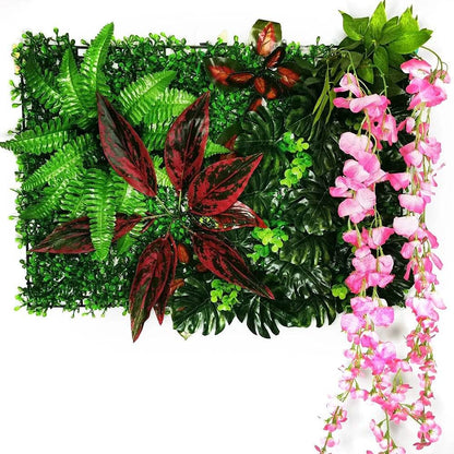Artificial Plant Backdrop - Wisteria + Flowers - Shop Jobie