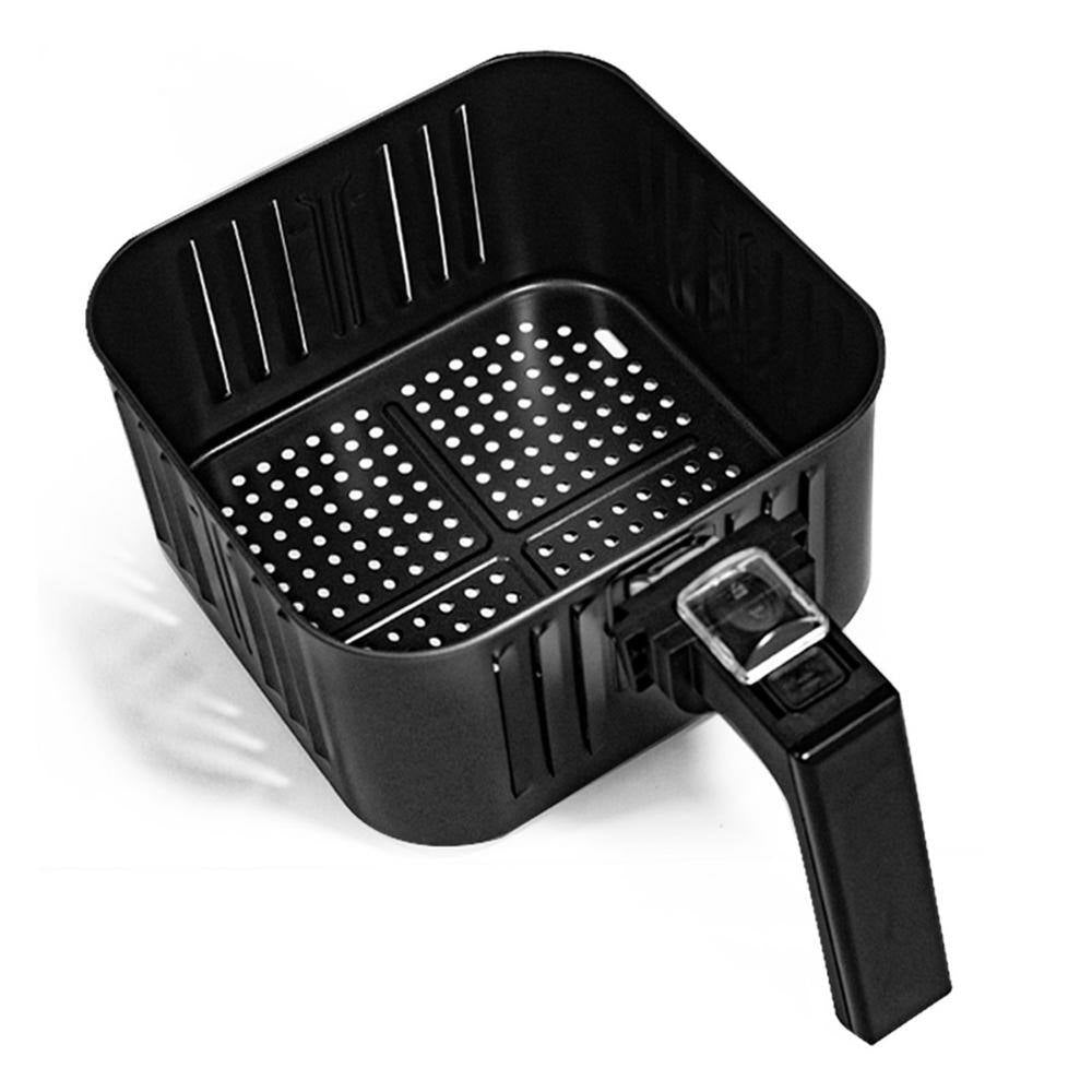 5.5 Qt. Black Digital Air Fryer with Slide Out Pan/Detachable Basket