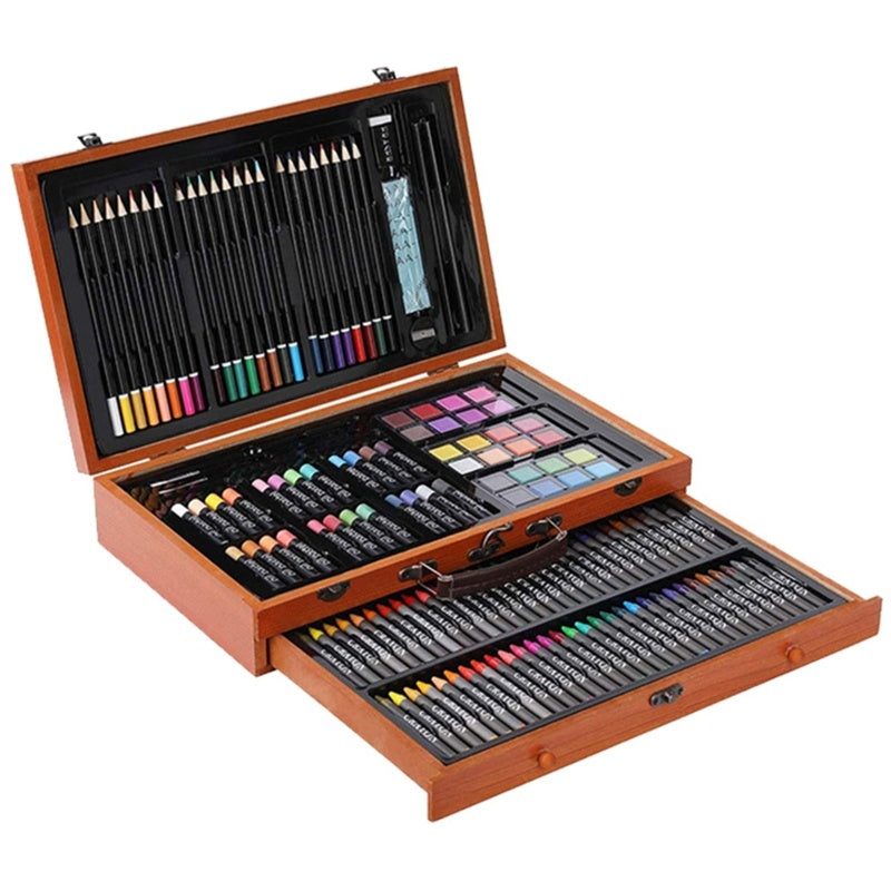 142 Colored Pencil Brush Drawing Set