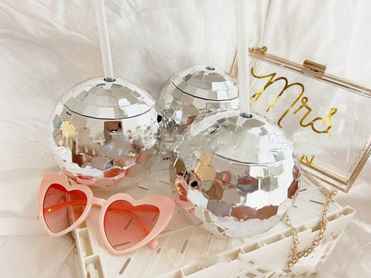 Sparkly Disco Ball Beverage Cup