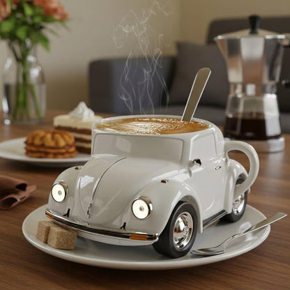 VW Beetle Shaped Coffee Cup