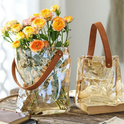 Handbag Glass Vase Design - Shop Jobie