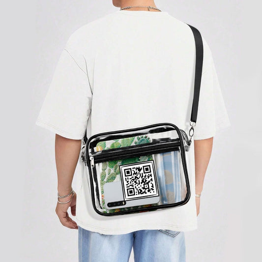 Wear The Link - Large Clear Satchel Bag