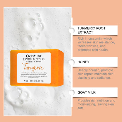OceAura Turmeric Glow Skin Soap