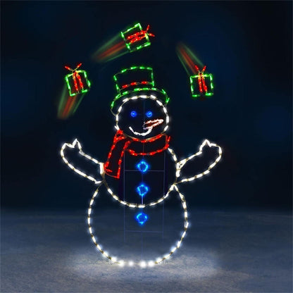 LED Juggling Snowman