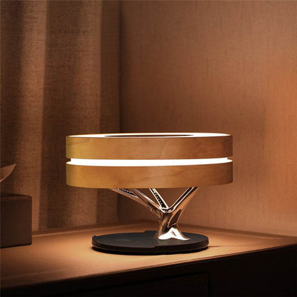 Round Intelligent Music Bluetooth Speaker Lamp - Shop Jobie