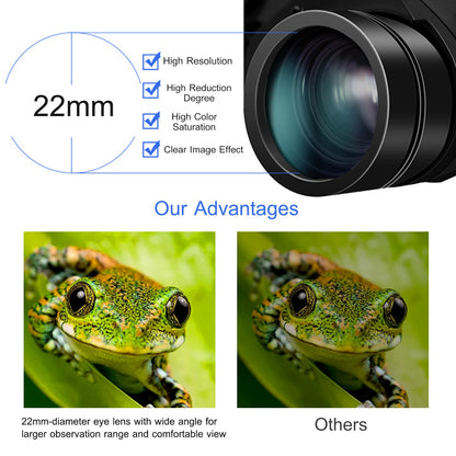 Soft Grip Portable 8x50mm Binoculars