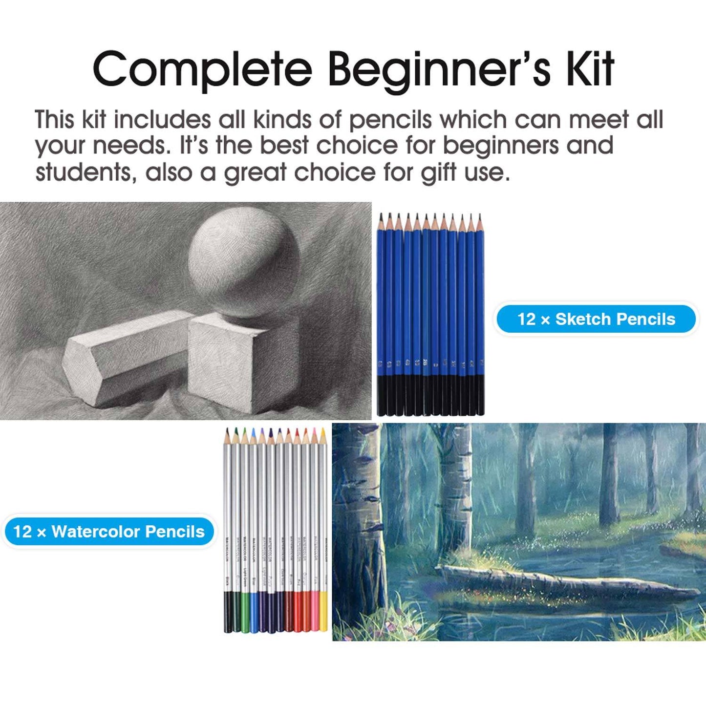 72 Piece Painting Set