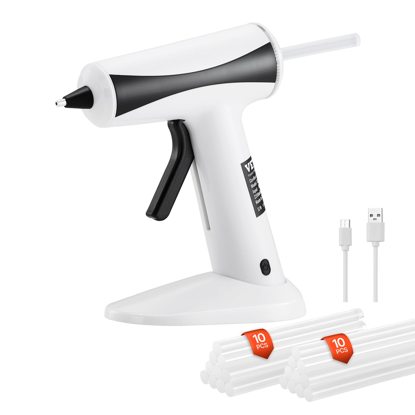 Rechargeable Cordless Glue Gun Kit