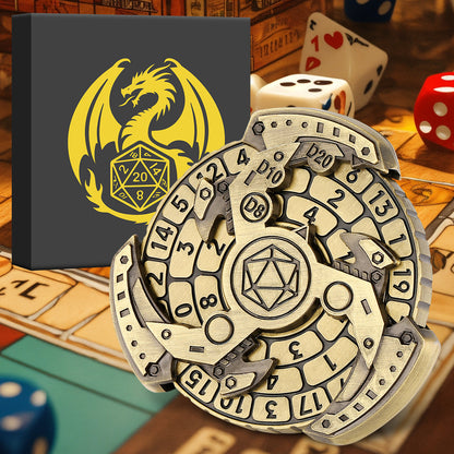 Wind And Fire Wheel DND Dice Wheel Gift Box Set