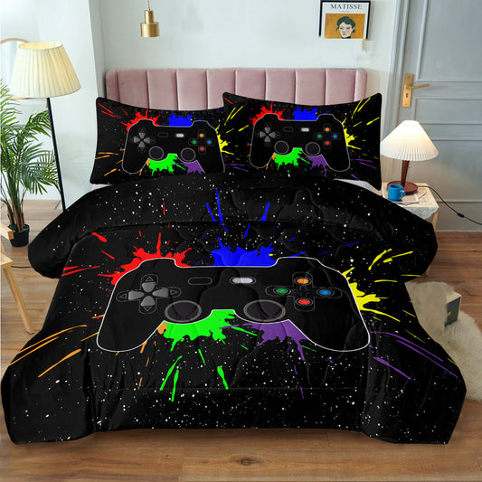 Video Game Controller Comforter Set