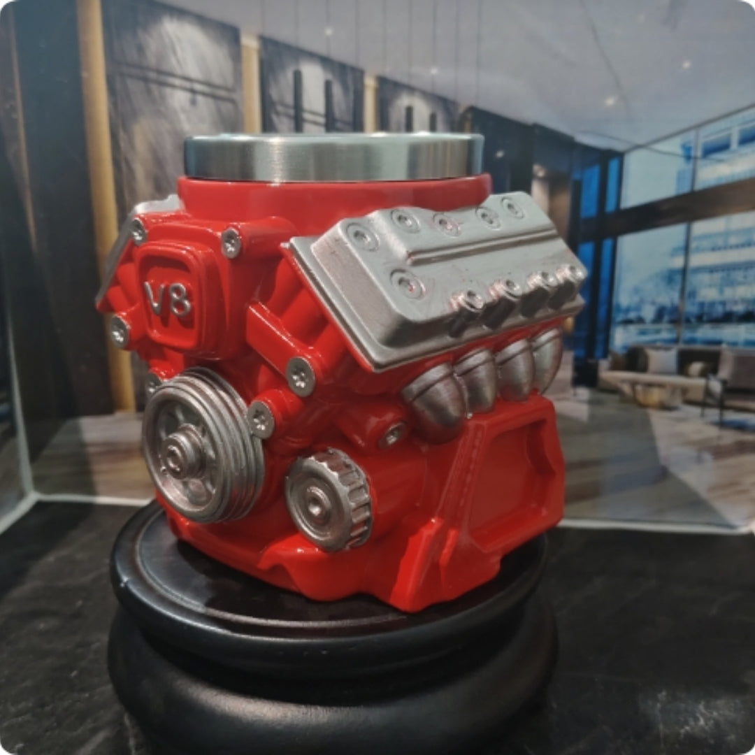 Retro Engine Block Coffee Mug